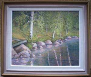 Kuuhankaveden rantaa 38x46
