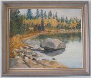 Syyspäivä Multianjärvellä 38x46